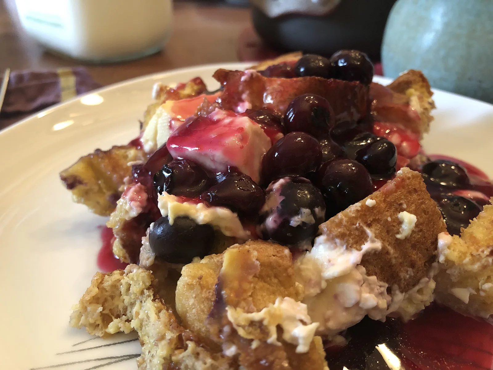 Blueberry Stuffed French Toast